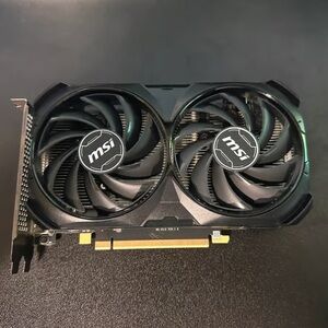MSI Black Dual-Fan Graphics Card